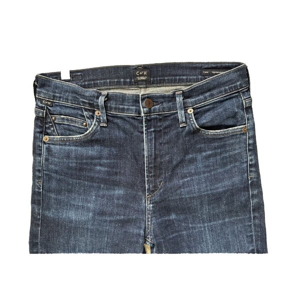 Citizens Of Humanity Cara Jeans Womens 27 High Rise Cigarette Ankle Denim Dark - Picture 4 of 10